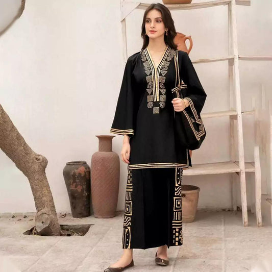 Shirt + Plazo + Handbag (3 Pc Set)